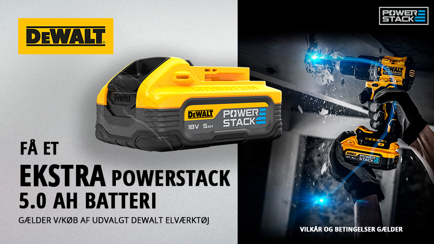 Dewalt Q1 Powerstack kampagne 1/2-31/3 202