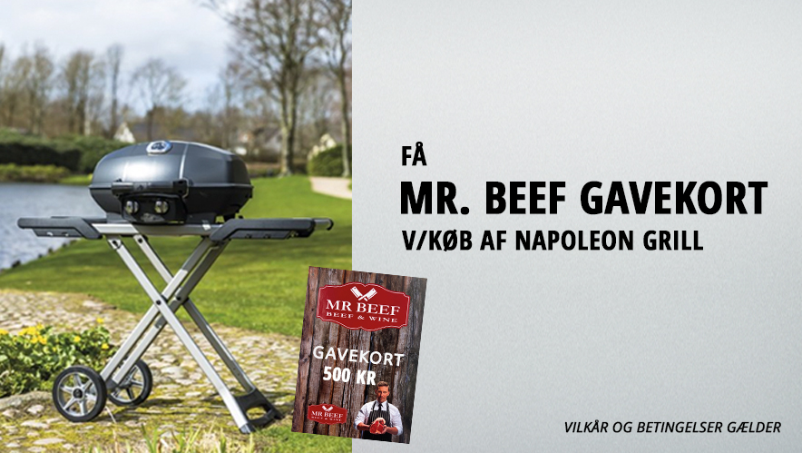 Gavekort til Mr Beef - Napoleon 31/3-13/4 2026