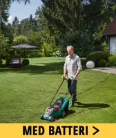 Plæneklipper med batteri - Se udvalget her