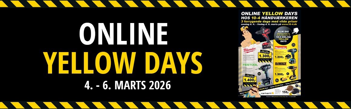 Kom til Yellow days hos 10-4.dk