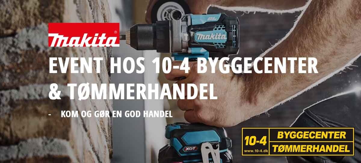 Makita event i 10-4 butikker