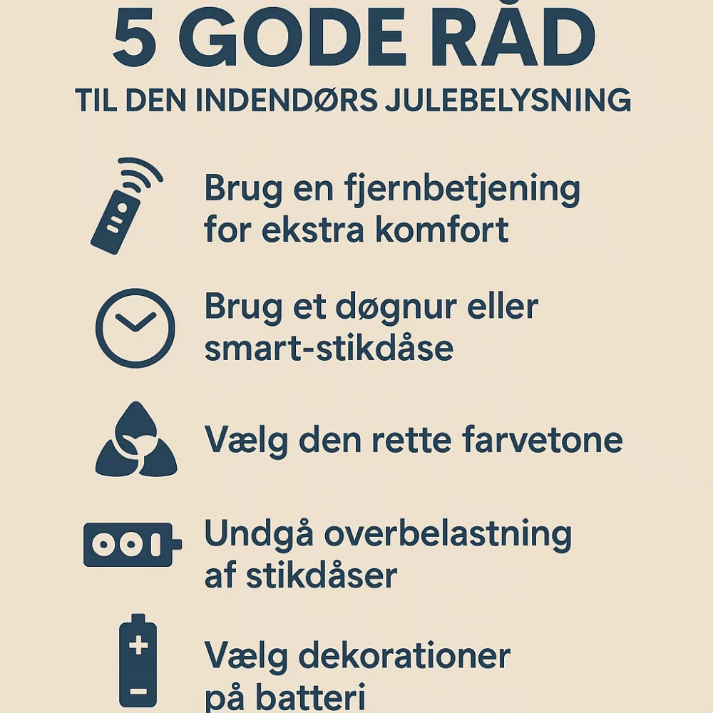 Guide til energirigtig julebelysning