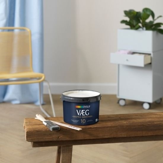 Hvilken glansgrad skal malingen have 10-4.dk