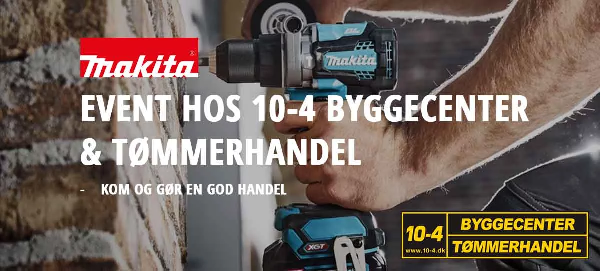 Makita event i 10-4 butikker